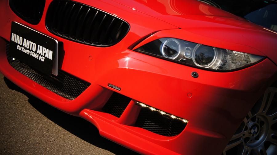 BMW Z4　キャリパー塗装　COLOR:#1112 Racing red
