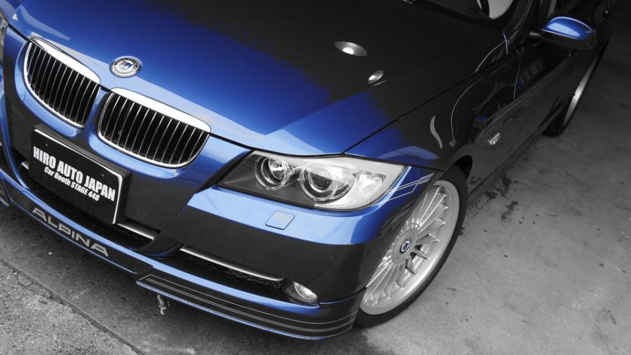 キャリパー塗装施工事例：BMW ALPINA B3 純正キャリパー塗装　ＣＯＬＯＲ：＃001Italian losso solid IMG10_1314_Bxt50U_sub5.jpg