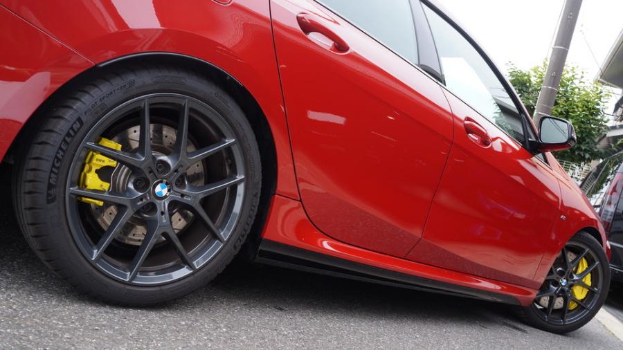 キャリパー塗装施工事例：BMW M235i　キャリパー塗装COLOR:#020 hawaiian passion yellow　ローター加工Type:12SD IMG10_2322_arUPFC_sub10.jpg