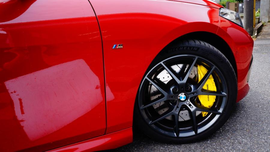 キャリパー塗装施工事例：BMW M235i　キャリパー塗装COLOR:#020 hawaiian passion yellow　ローター加工Type:12SD IMG10_2322_arUPFC_sub7.jpg