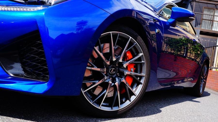 キャリパー塗装施工事例：レクサスRC-F　キャリパー塗装COLOR:#1110 Valencia premium orange IMG20_2295_CnmgnD_sub3.jpg