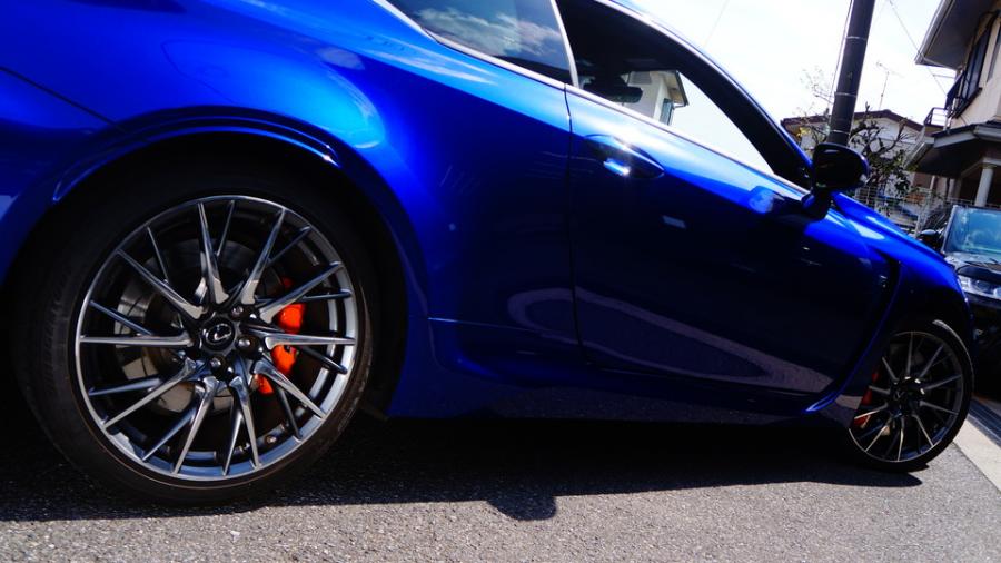 キャリパー塗装施工事例：レクサスRC-F　キャリパー塗装COLOR:#1110 Valencia premium orange IMG20_2295_CnmgnD_sub7.jpg