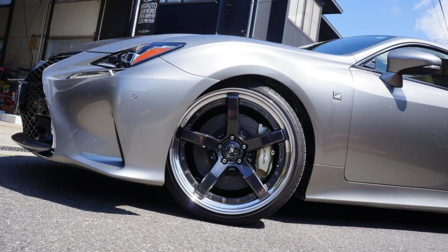 キャリパー塗装施工事例：レクサスRC　キャリパー塗装COLOR:#008 Flash champagne gold IMG20_2318_CAuiVJ_sub4.jpg