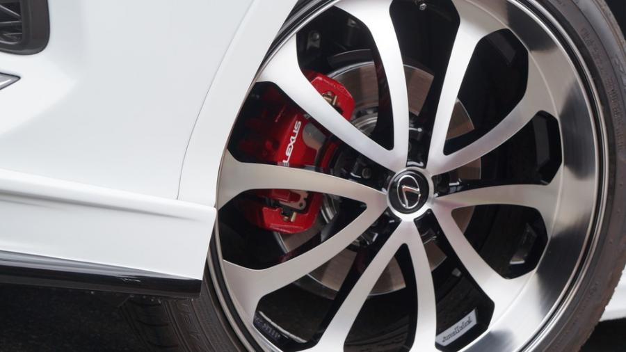 キャリパー塗装施工事例：レクサスRX300Fスポーツ　キャリパー塗装COLOR:#010 premiun rouge candy red　ローター塗装COLOR:#004 Blast light gray metalic IMG20_2321_mquwEV_sub5.jpg