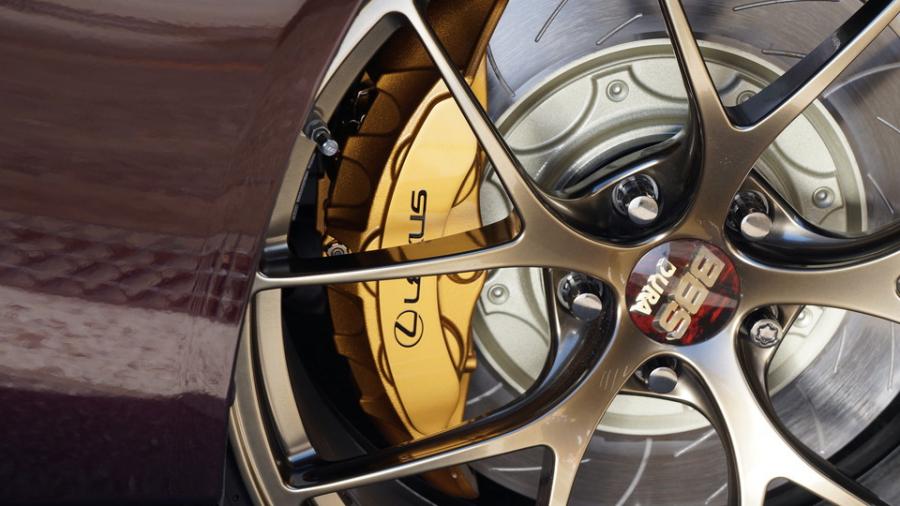 キャリパー塗装施工事例：レクサスLC　キャリパー塗装COLOR:#003 Tokyo midnight gold　ローター塗装COLOR:#008 Flash champagne gold　ローター加工Type：GALAXY IMG20_2355_xjy1a9_sub5.jpg