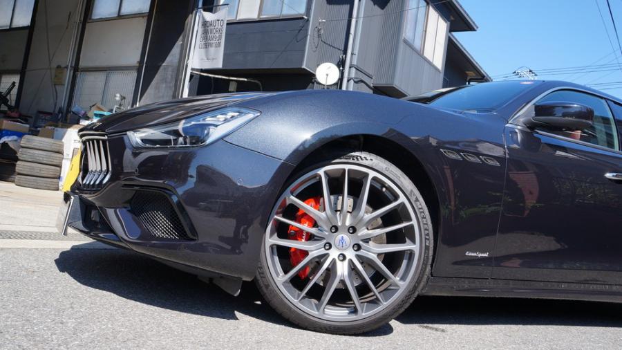 キャリパー塗装施工事例：マセラティギブリ　キャリパー塗装COLOR:#001 Italian losso solid IMG23_2362_JiR6rN_sub4.jpg