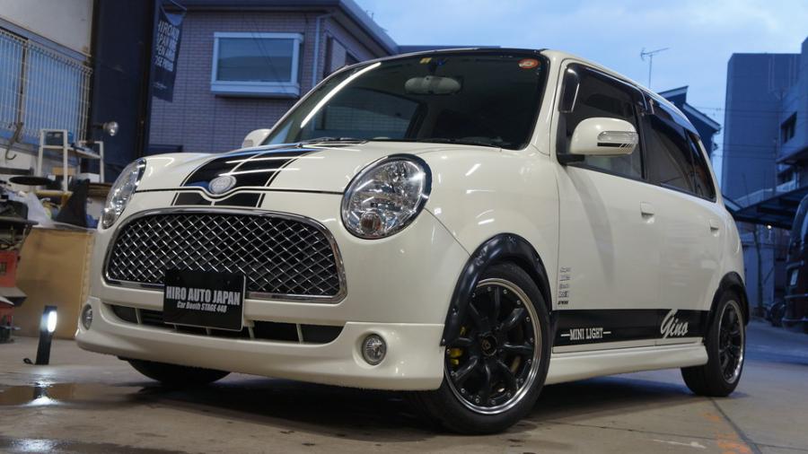 MINIキャリパー塗装　COLOR:#020 hawaiian passion yellow