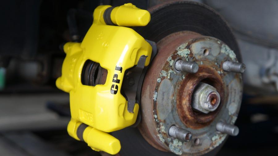 キャリパー塗装施工事例：MINIキャリパー塗装　COLOR:#020 hawaiian passion yellow IMG24_2289_v0cv3m_sub1.jpg