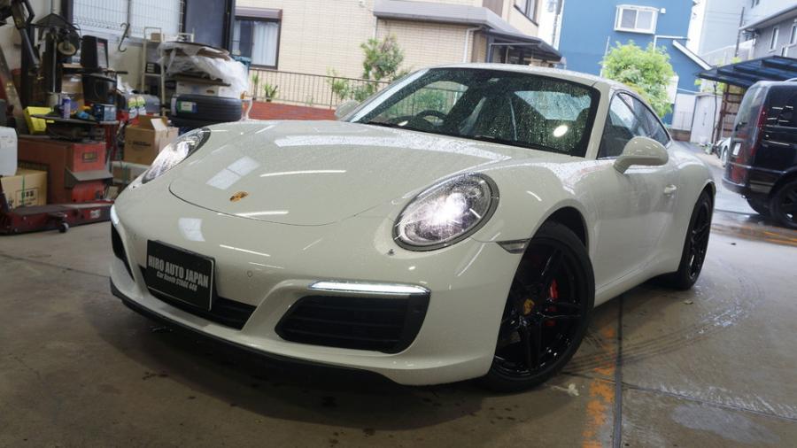 ポルシェ911　キャリパー塗装COLOR:#001 Italian losso solid