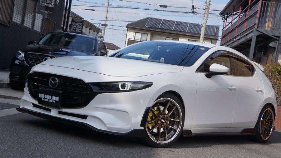 マツダ3　キャリパー塗装＆ローター塗装COLOR:#020 hawaiian passion yellow