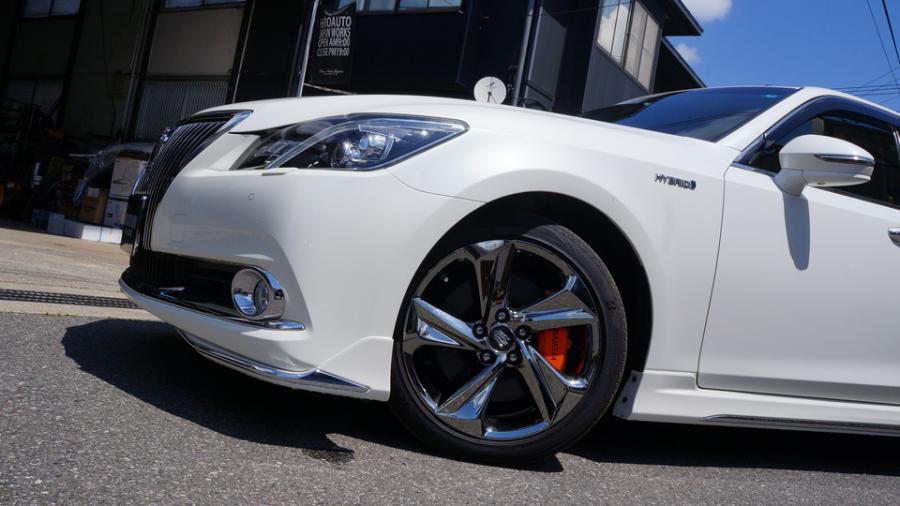 キャリパー塗装施工事例：クラウンマジェスタ　キャリパー塗装COLOR:#1110 Valencia premium orange IMG72_2319_ydSRXO_sub5.jpg