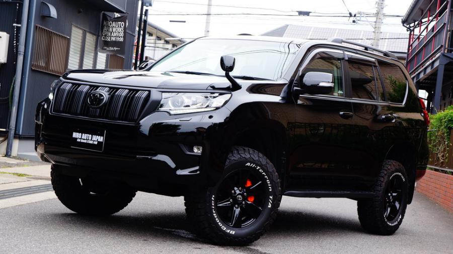 ランドクルーザープラド　キャリパー塗装COLOR:#1110 Valencia premium orange