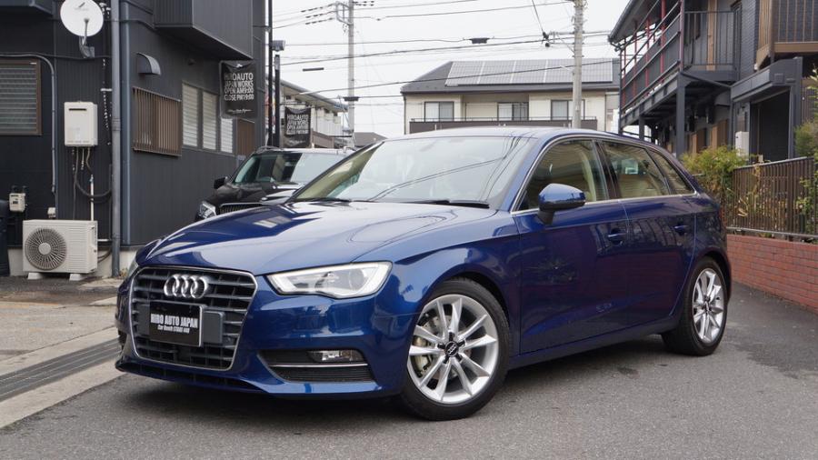 アウディA3　キャリパー塗装＆ローター塗装COLOR:#008 Flash champagne gold＆#004 Blast light gray metalic　ローター加工Type:DD