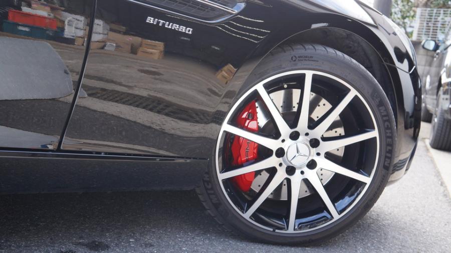 キャリパー塗装施工事例：ベンツSLC　キャリパー塗装　COLOR:#001 Italian losso solid IMG9_2274_oFTpJM_sub4.jpg