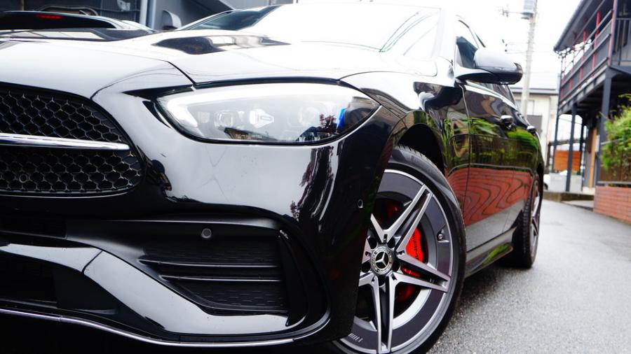 キャリパー塗装施工事例：ベンツC220d　キャリパー塗装COLOR:#001 Italian losso solid IMG9_2336_LuqrDq_sub8.jpg