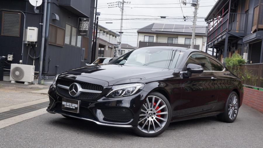 ベンツCクラスクーペ　キャリパー塗装COLOR:#001 Italian losso solid