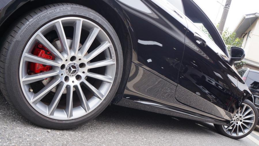 キャリパー塗装施工事例：ベンツCクラスクーペ　キャリパー塗装COLOR:#001 Italian losso solid IMG9_2353_IczoUH_sub8.jpg