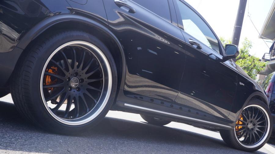 キャリパー塗装施工事例：ベンツGLC43AMG　キャリパー塗装COLOR:#030 Royal art pearl orange gold IMG9_2375_k8BElA_sub4.jpg